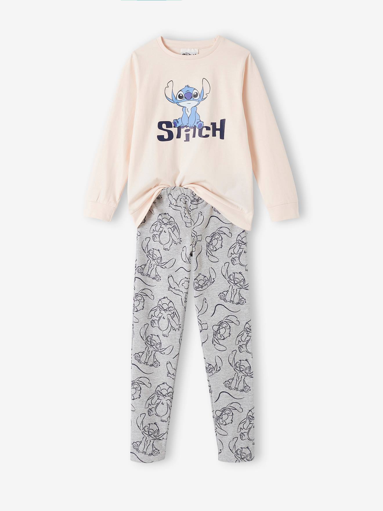Lilo & Stitch Kinder Schlafanzug LILO & STITCH - hellrosa