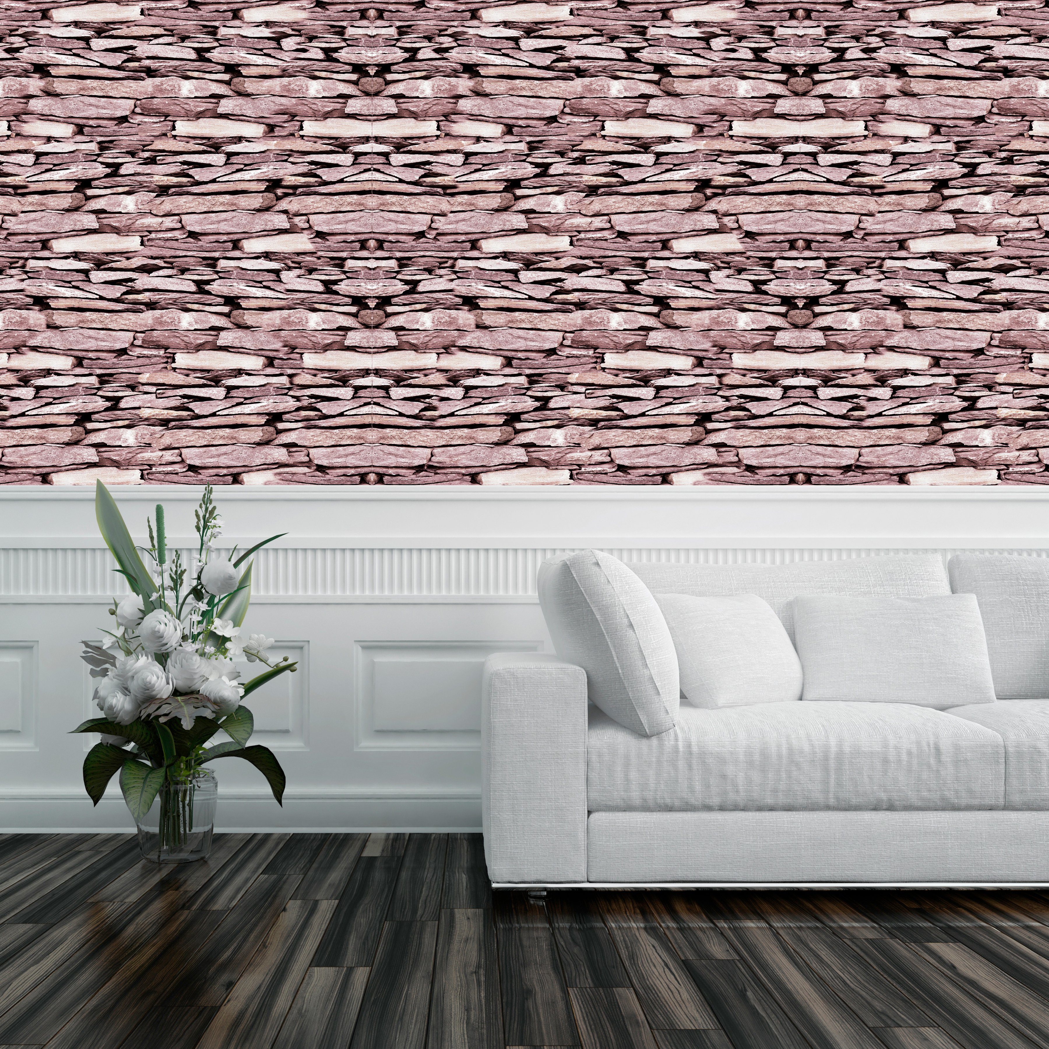 queence Vinyltapete Yoaph, Steinoptik, 90 x 250 cm, selbstklebend