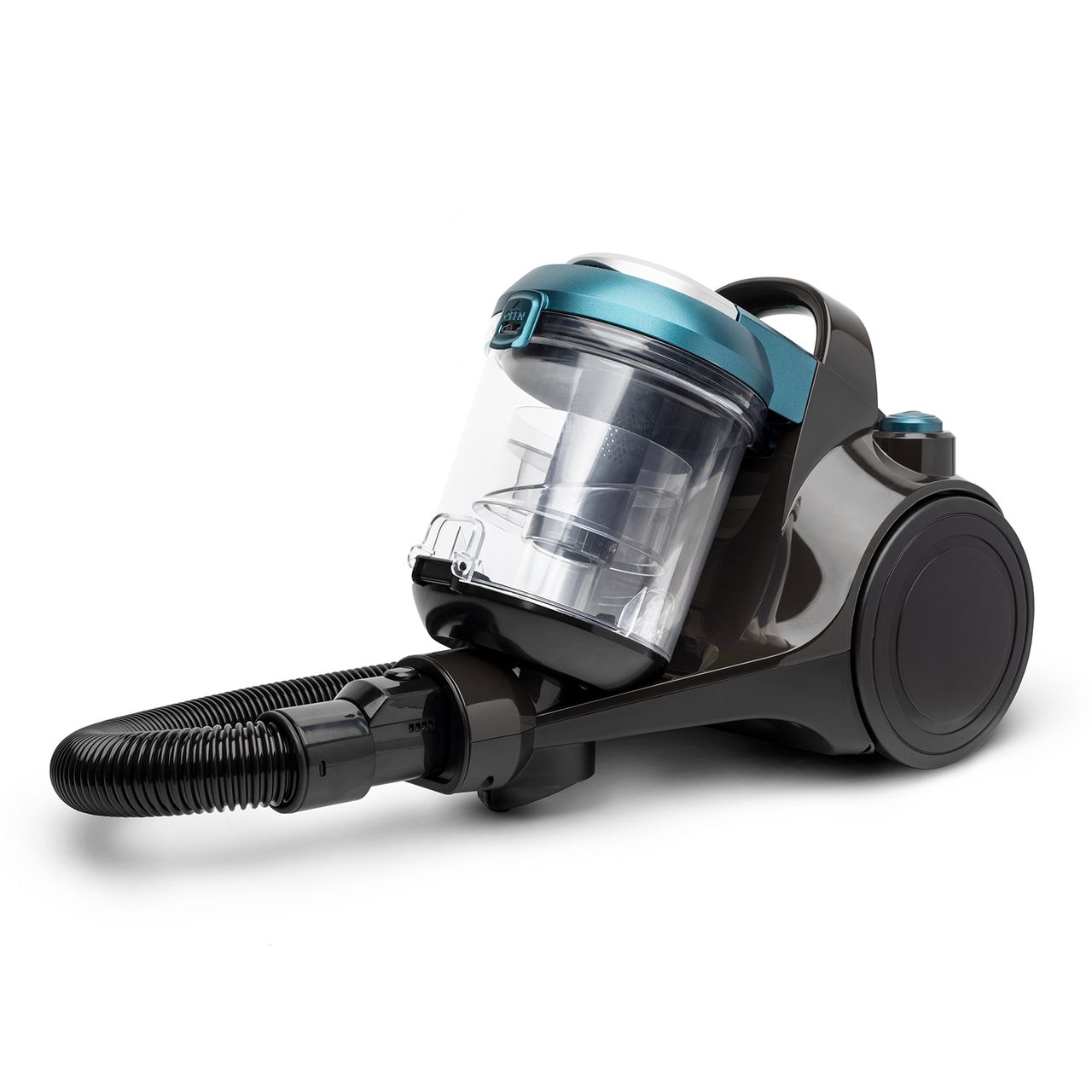 H.Koenig Beutelloser Staubsauger STC56 / Aluminium / Schwarz / 700 W / Fassungsvermögen 2,5 L / 79 Dezibel / HEPA 12- Filter / 700 W