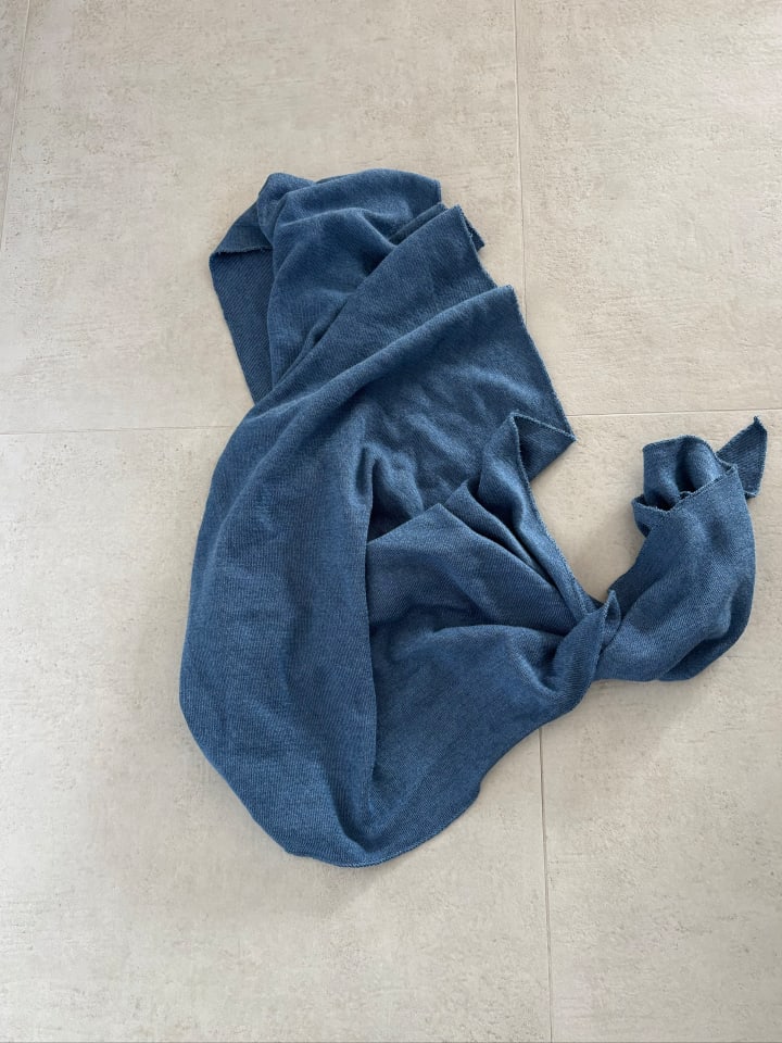 Zwillingsherz Dreieckstuch in Dunkelblau - (L)200 x (B)100 cm günstig kaufen onesize