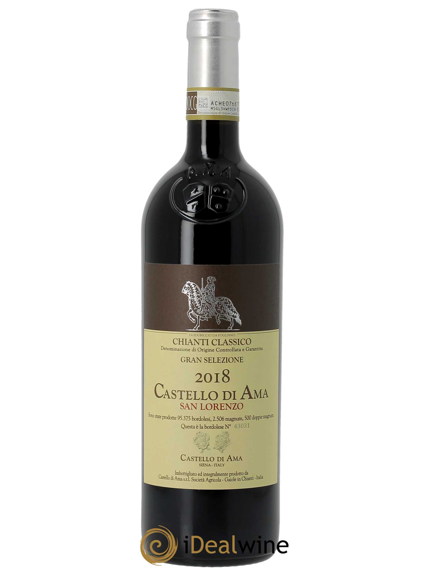 Chianti Classico DOCG Castello di Ama DOCG Ama  2018 - Lot de 1 Bouteille