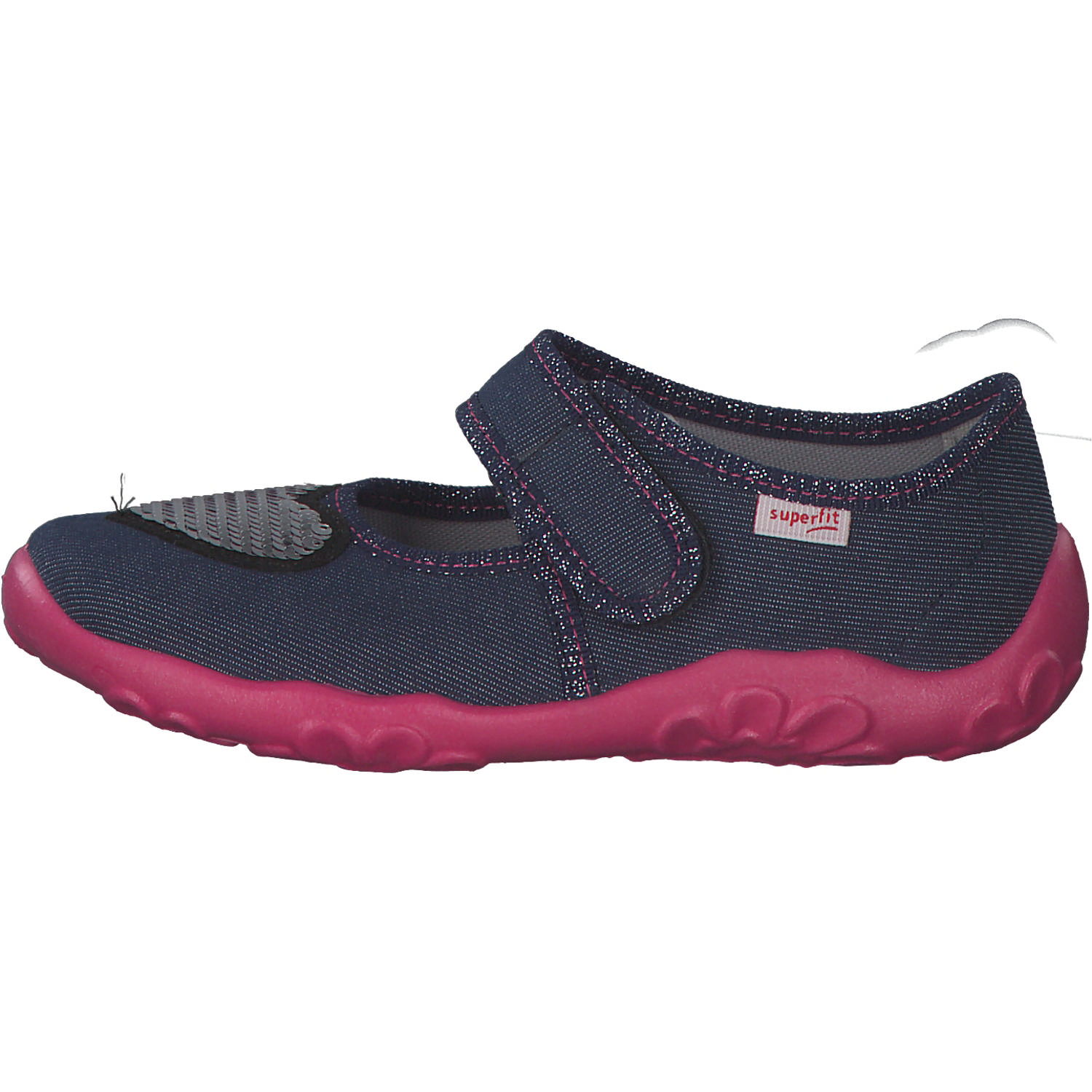 Superfit BONNY 00280, Hausschuhe, Kinder, Blau (Herz)