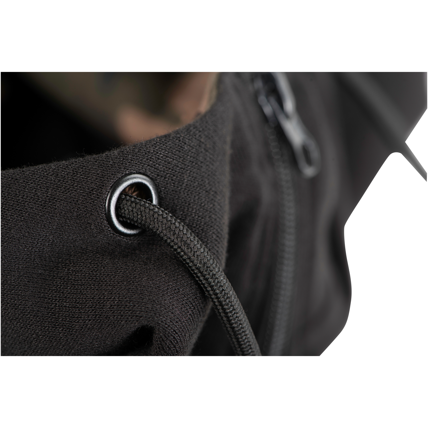 Fox Carp Herren LW Zip Hoodie (black/camo)