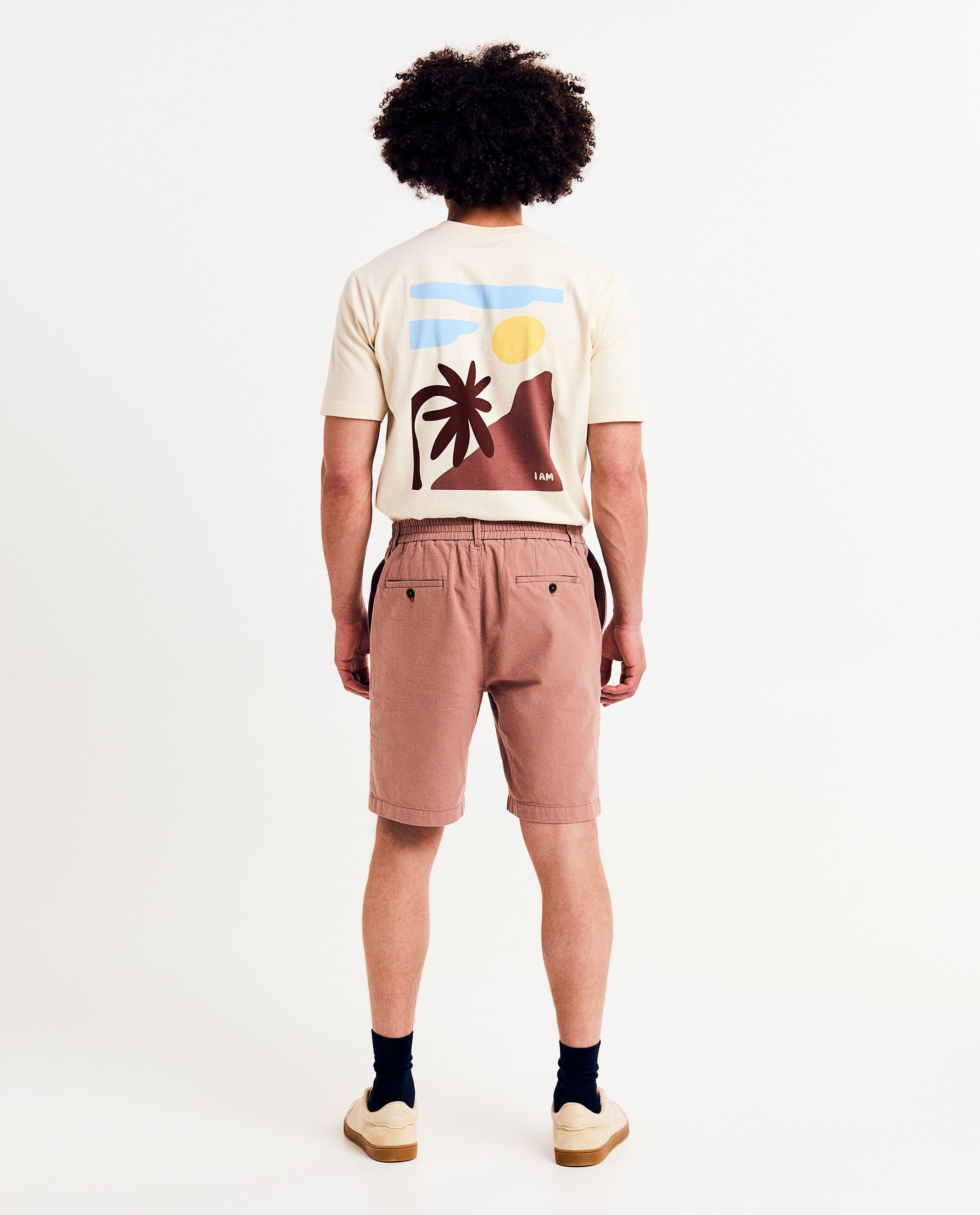 Pantaloni scurți I AM din bumbac organic, S-XXXL maro