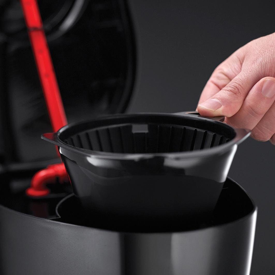 RUSSELL HOBBS Filterkaffeemaschine 22620-56 Textures Plus, 1,25l Kaffeekanne, Papierfilter 1x4