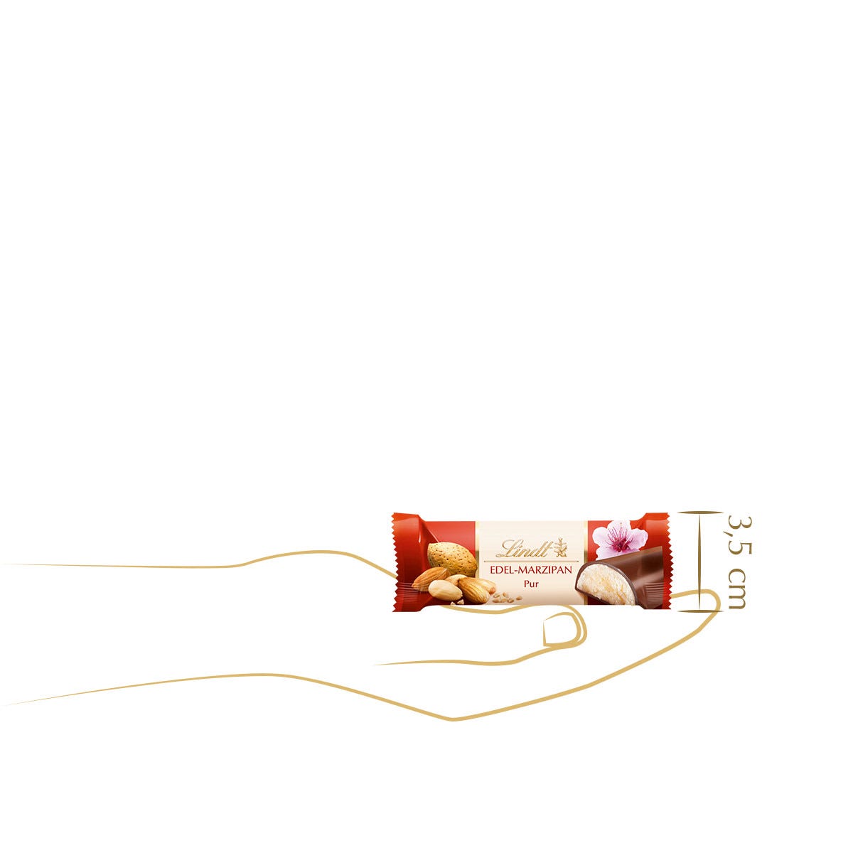 Edel-Marzipan-Riegel, 50g