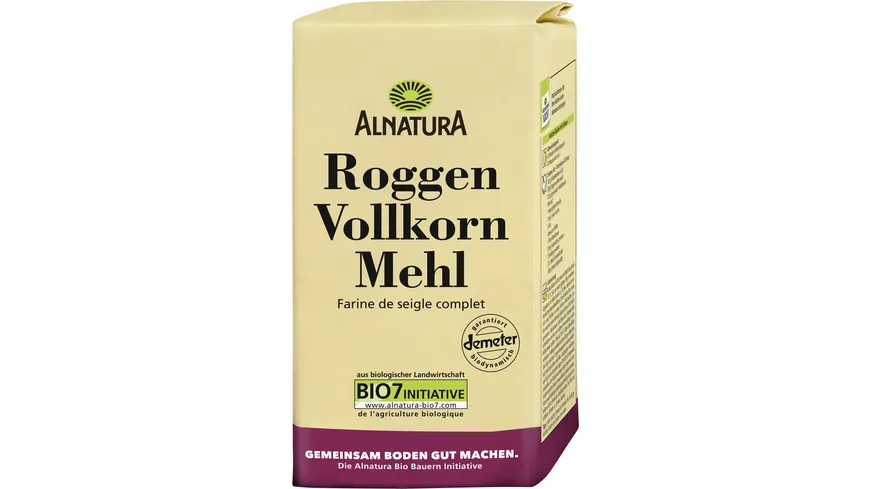Alnatura Bio Roggenvollkornmehl 1000 g