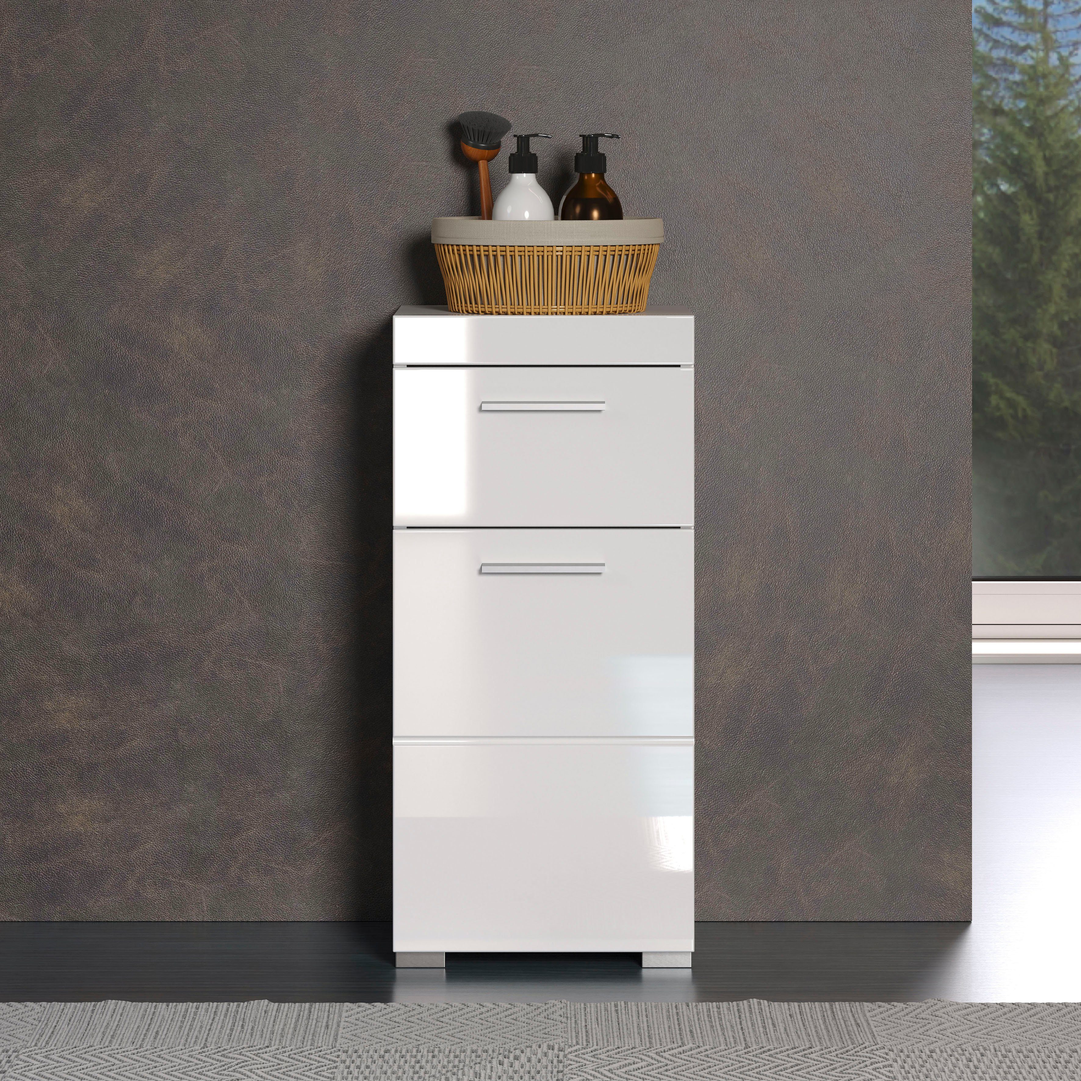 INOSIGN Unterschrank Avena Breite 37 cm, Badezimmerschrank mit 1 Schubkasten und 1 Tür