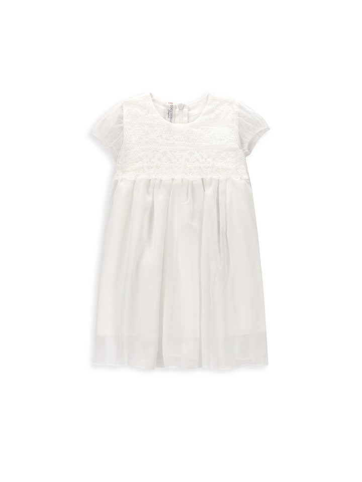Coccodrillo Stoffkleid in weiß günstig kaufen