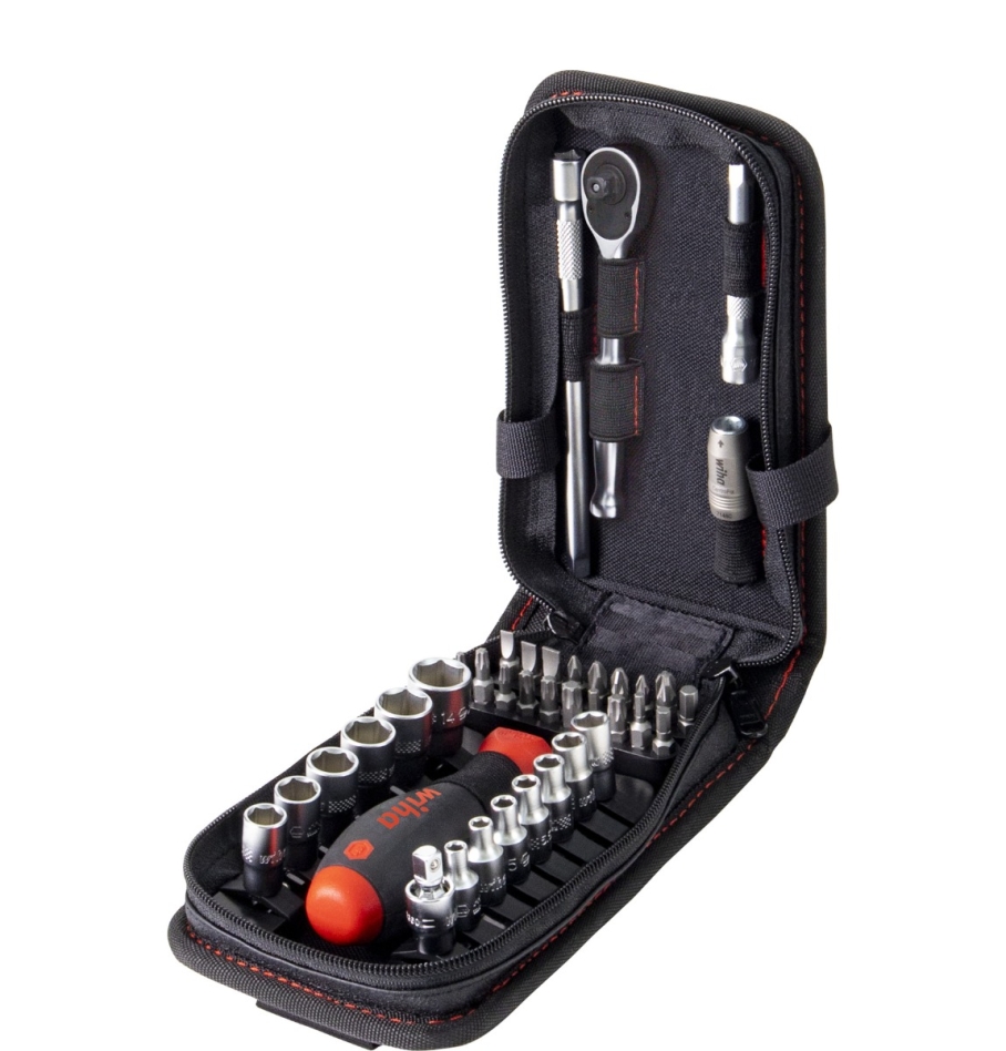 Wiha 44684 Steckschlüssel- und Bit-Set 1/4