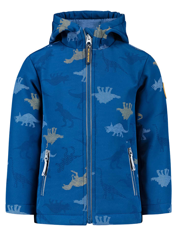 Salt and Pepper Softshelljacke in Blau günstig kaufen