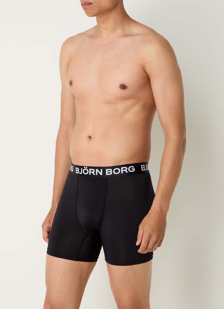 Boxer Björn Borg Performance con fascia logo, confezione da 5