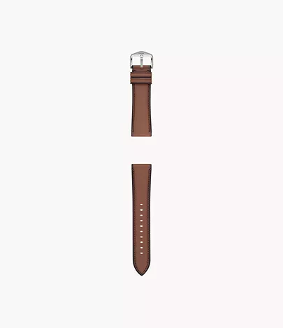 Fossil Band 22 mm LiteHide-Leder mittelbraun