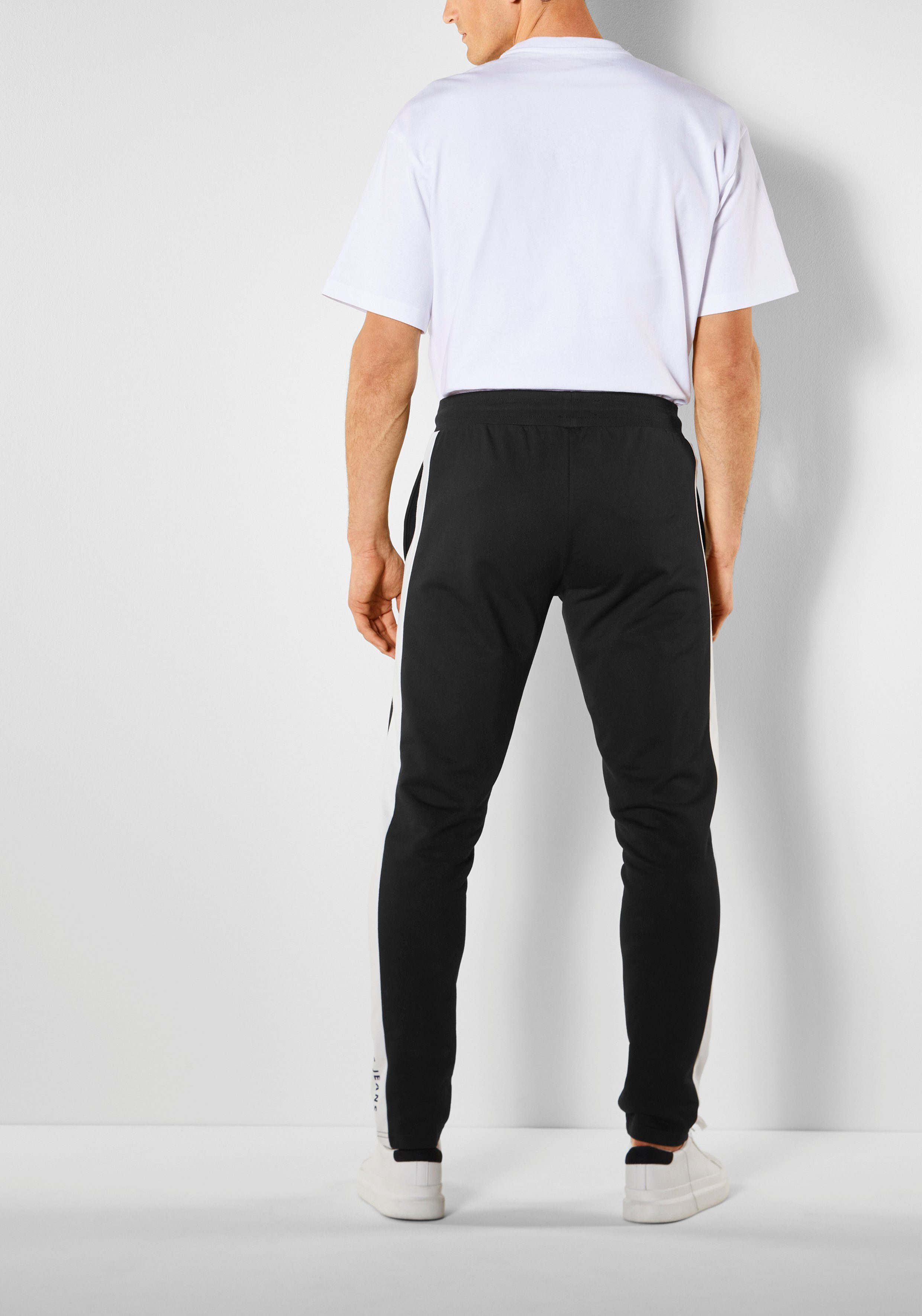 H.I.S Sweathose seitlicher Streifen mit Logodruck