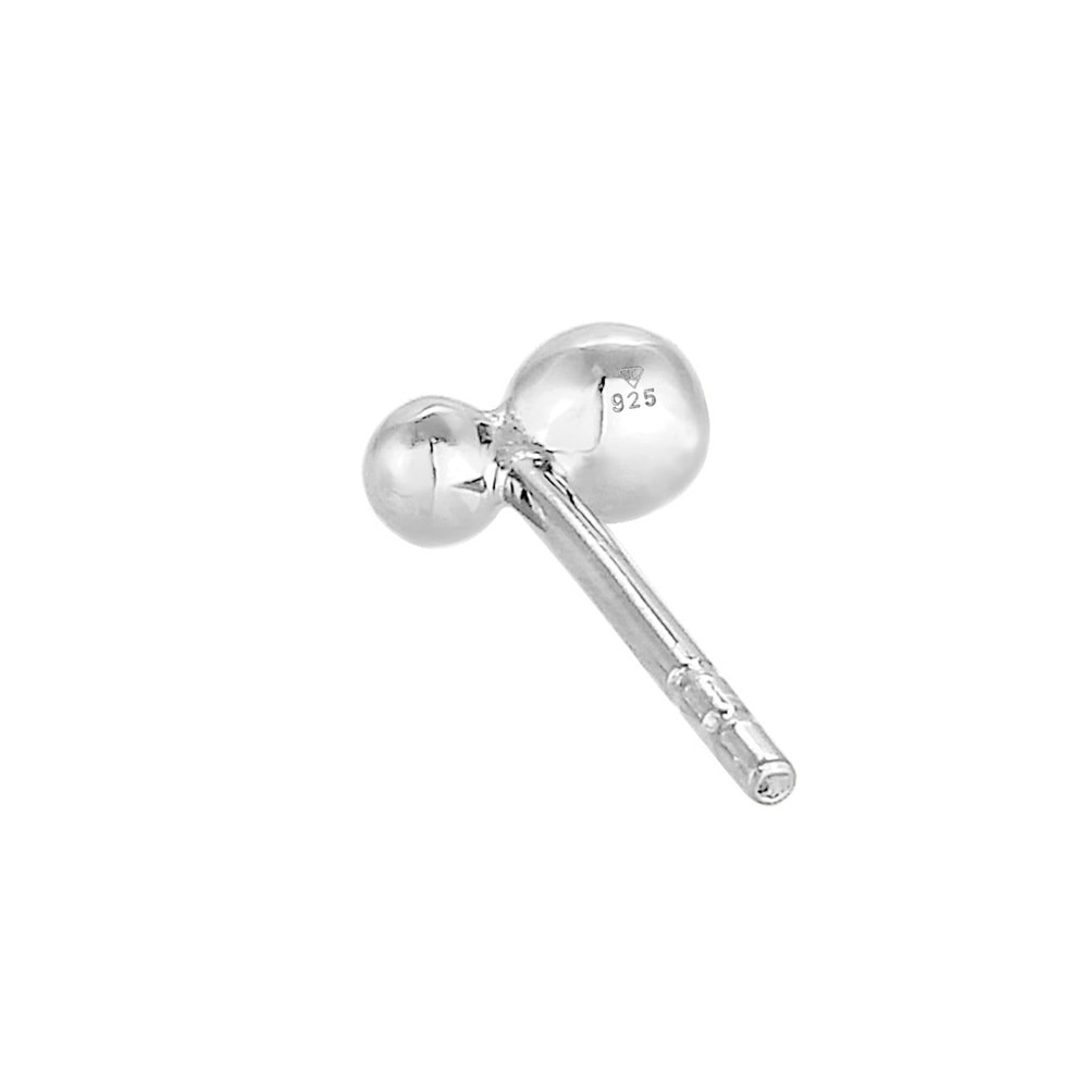 Elli Elli Boucles d'Oreilles Femmes clous d'oreilles boule géo pièce unique avec crist Bijoux