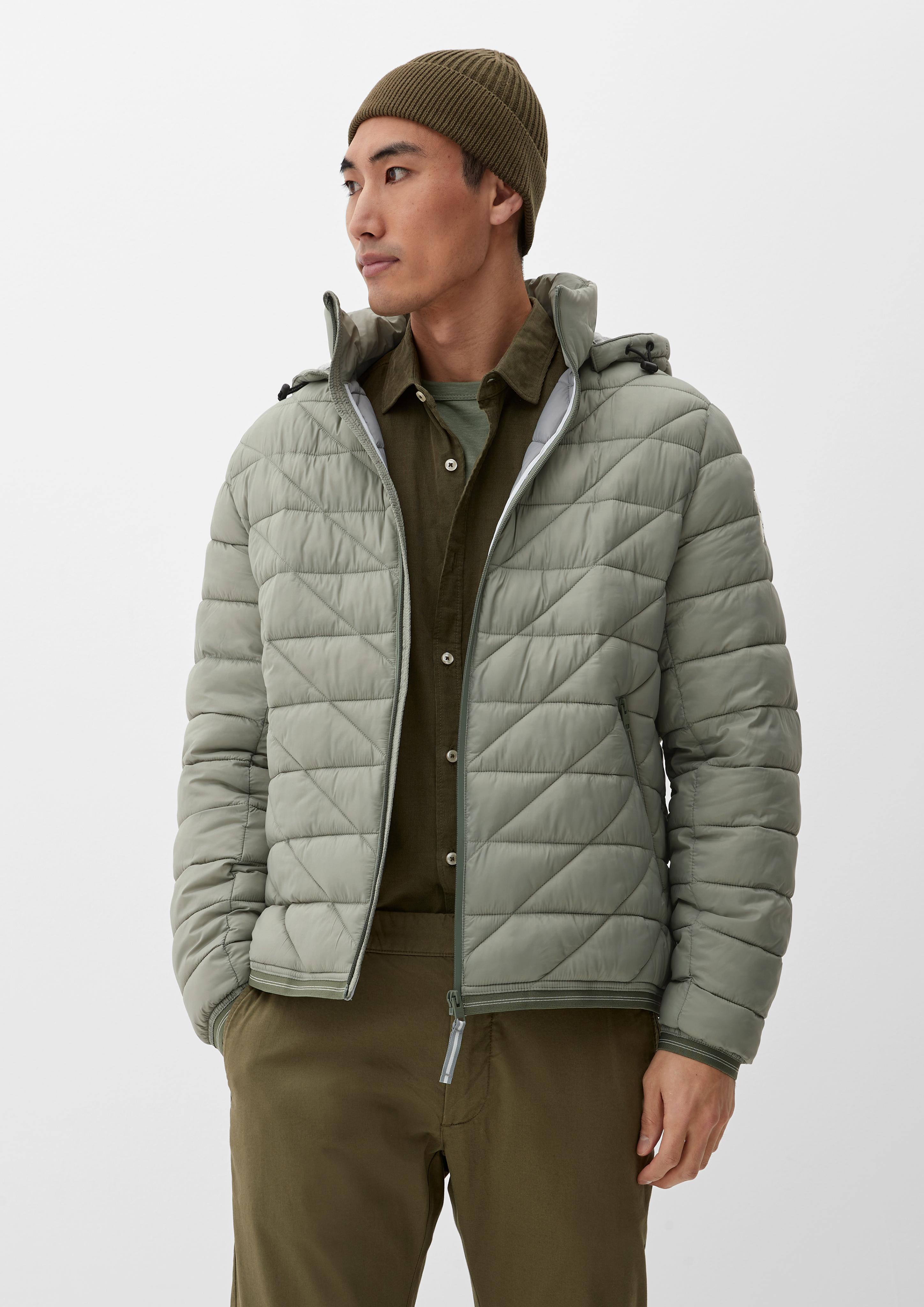 Steppjacke mit abnehmbarer Kapuze  2127131-7802