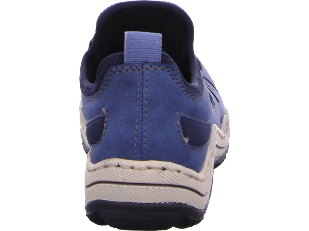 RIEKER Sneaker blau Sneaker Low Top, Blau