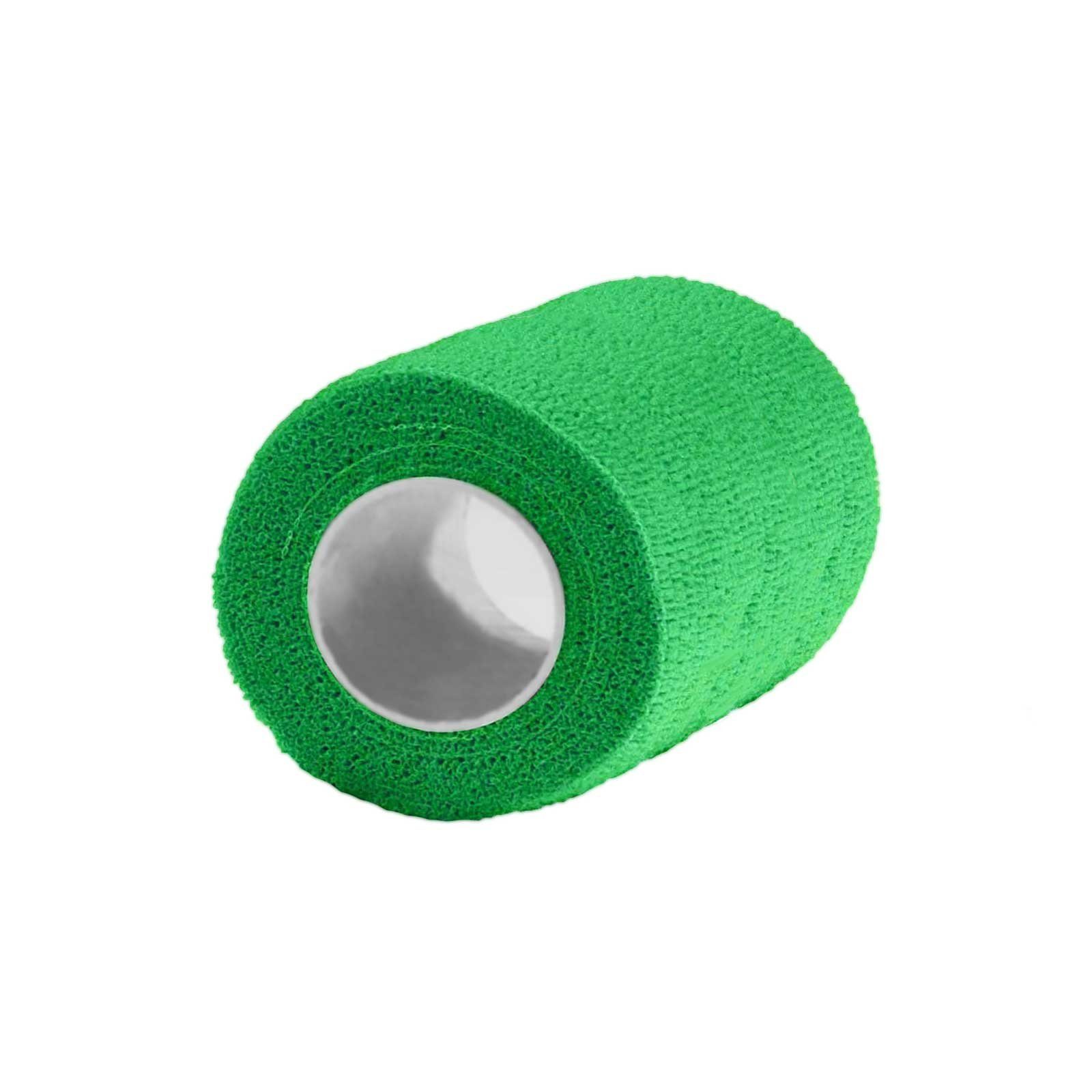 meDDio Pferdebandage 1 Haftbandage Selbsthaftende Bandage / Fixierbinde 7,5cm light green