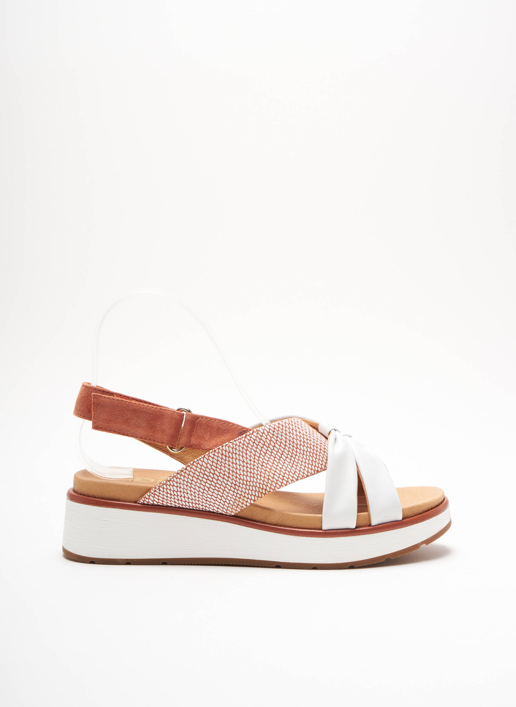 Fugitive By Francesco Rossi Sandales Nu Pieds Femme couleur orange