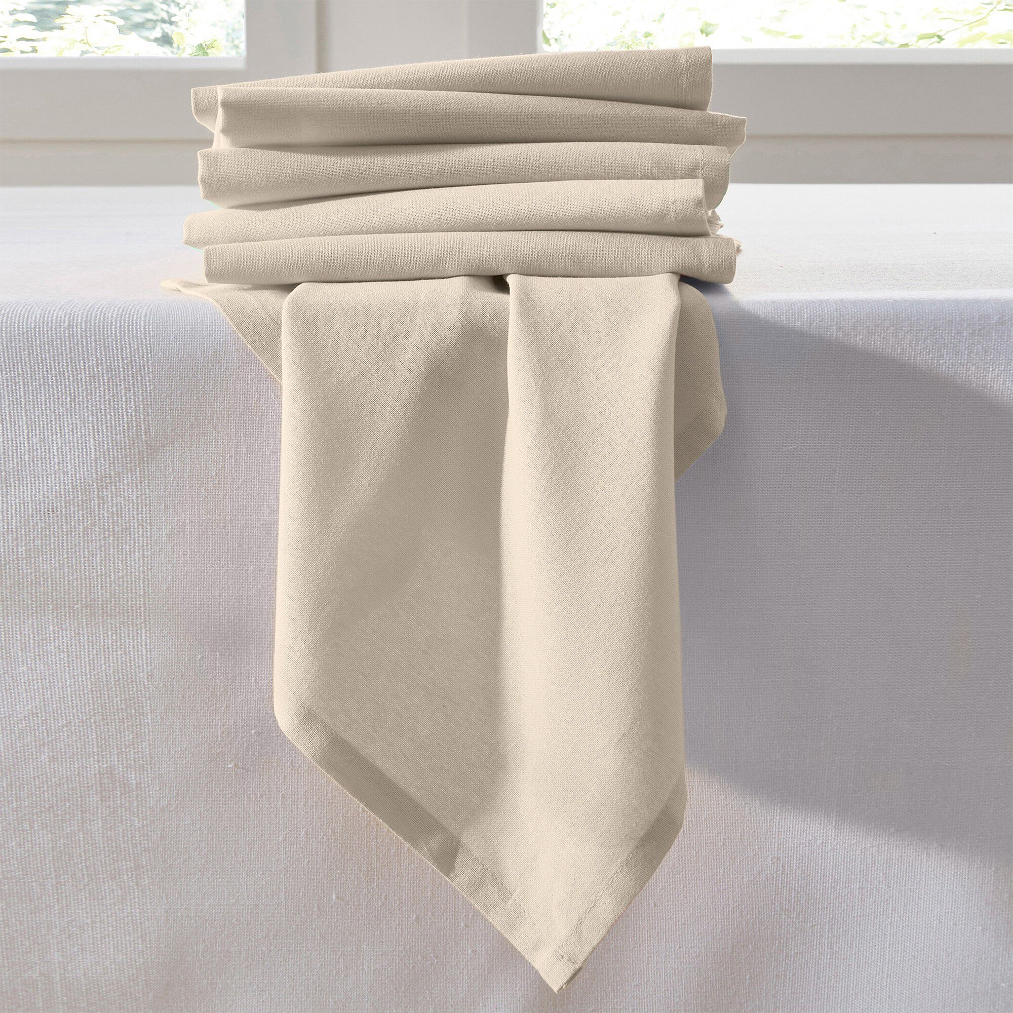 Serviette de table unie