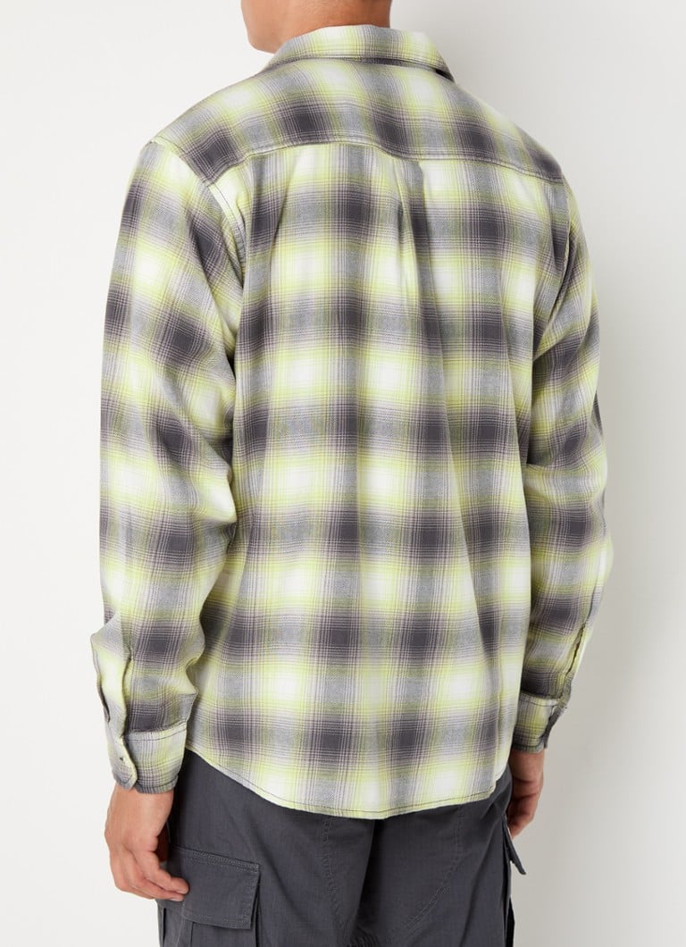 Carhartt WIP Regular fit overskjorte med rutemønster og logo