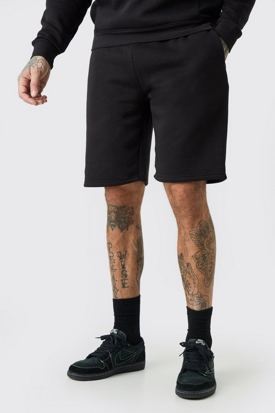 Tall lockere Jersey-Shorts