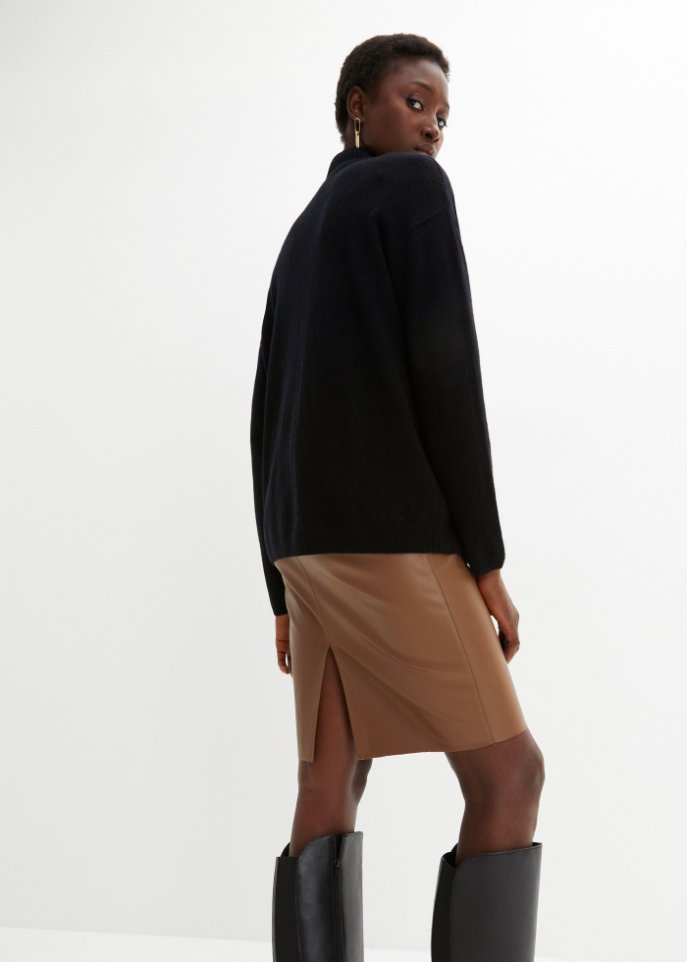 Oversize-Wollpullover mit Good Cashmere Standard®-Anteil