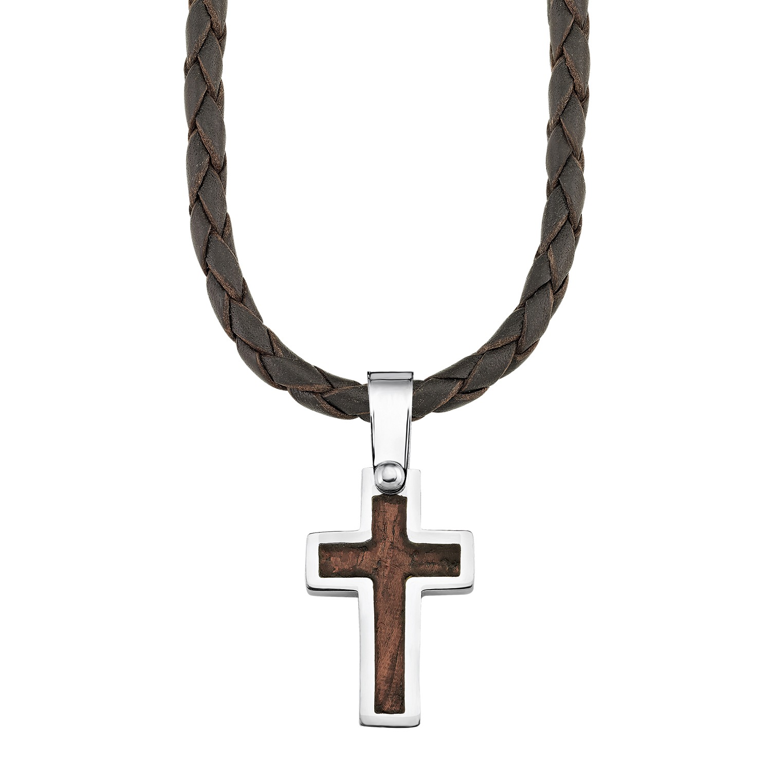 Kette mit Anhänger für Jungs. Edelstahl | Kreuz