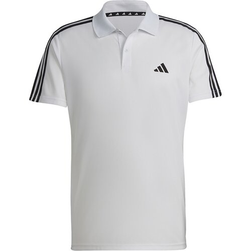 HERREN POLO TRAIN ESSENTIALS PIQUÉ 3-STREIFEN TRAINING