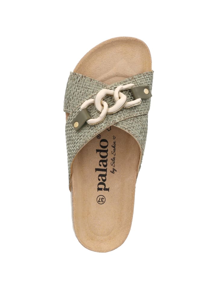 palado Pantoletten in olive günstig kaufen