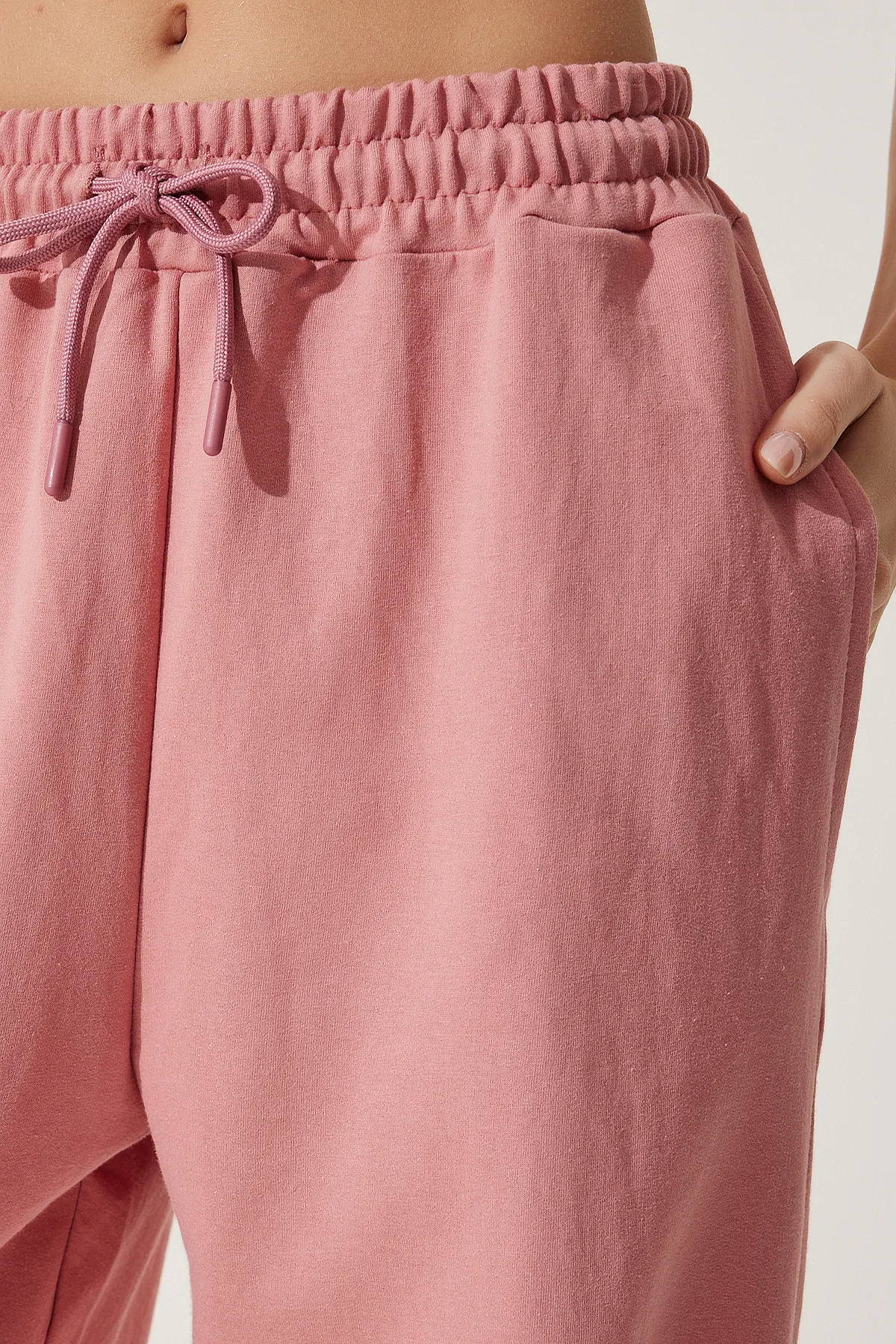 Happiness İstanbul  Damen-Jogginghose Dusty Rose mit lockerer Passform AP00158