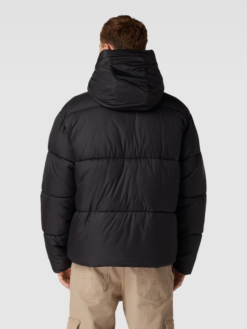 Steppjacke mit Kapuze Modell 'MARGO' in schwarz