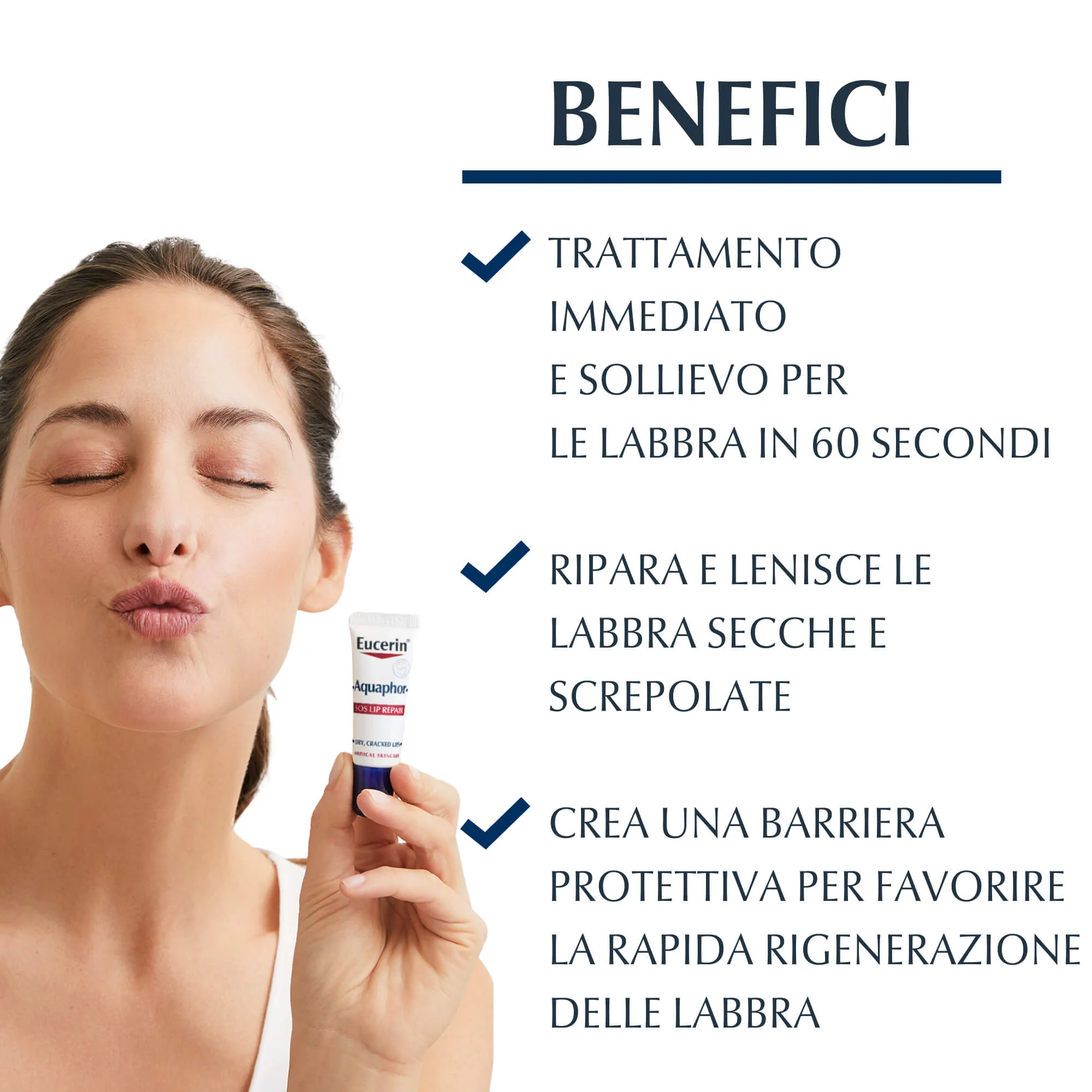Aquaphor SOS Reparador Labial - Bálsamo Labial