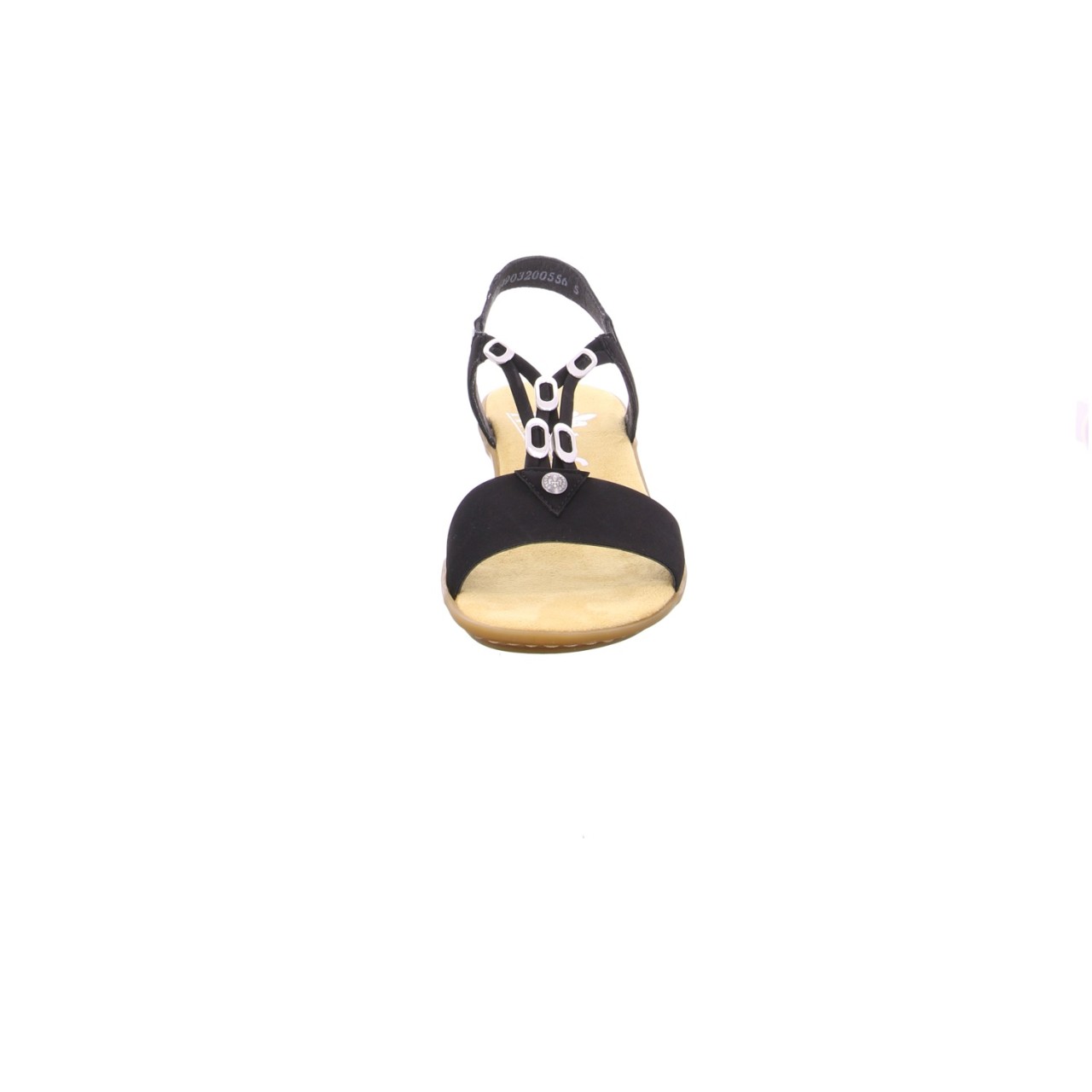 RIEKER Klassische Sandalen schwarz
