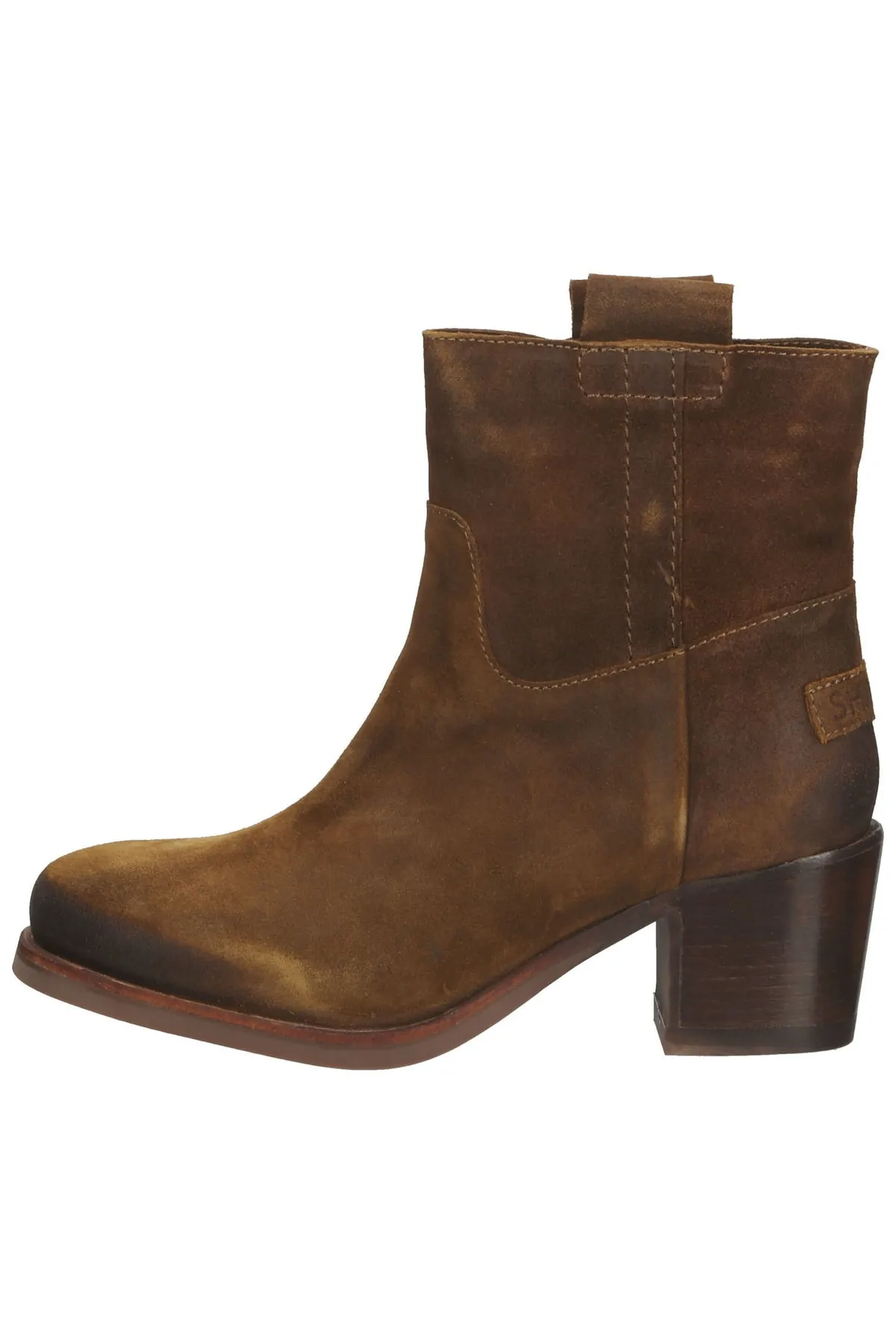Shabbies Amsterdam  Stiefelette - Braun - Blockabsatz