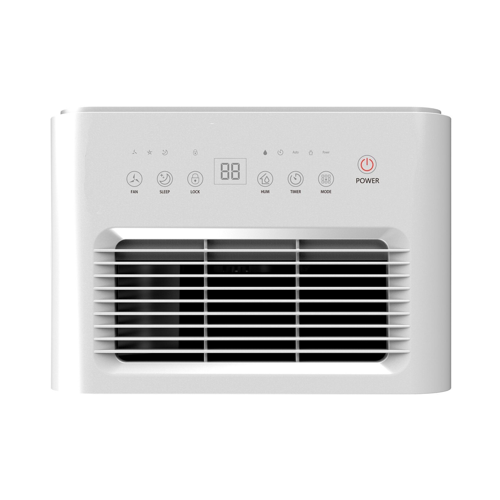 VENDOMNIA Luftreiniger Luftentfeuchter 16L/Tag Timer Raumentfeuchter Entfeuchtungsgerät, für 30 m² Räume, 2L Behälter, bis 30 m², elektrisch, Digitalanzeige
