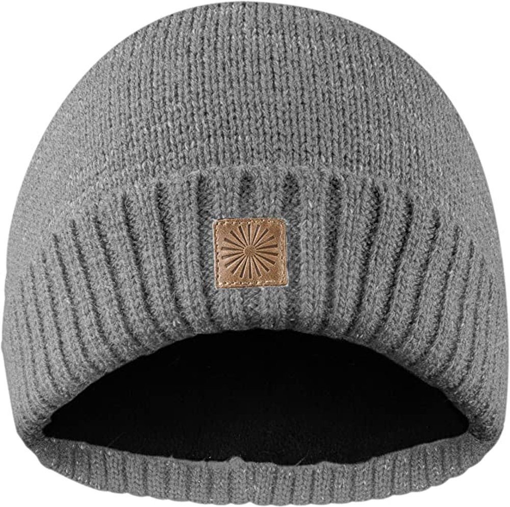 RUBBERNECK Beanie Flash Beanie aus reflektierender Wolle mit weichem Innenfleece One Size, Damen und Herren