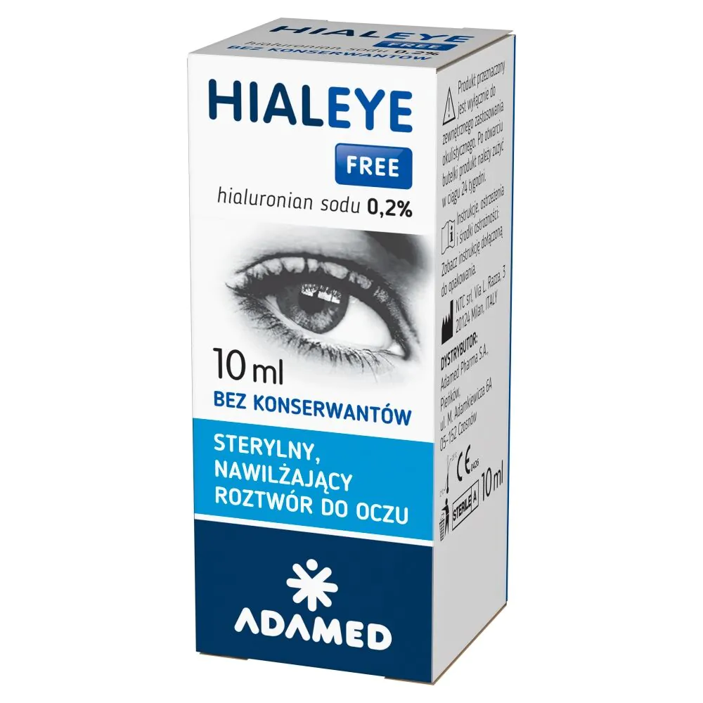 Hialeye Free 0,2%, Colírio Hidratante, Sem Conservantes