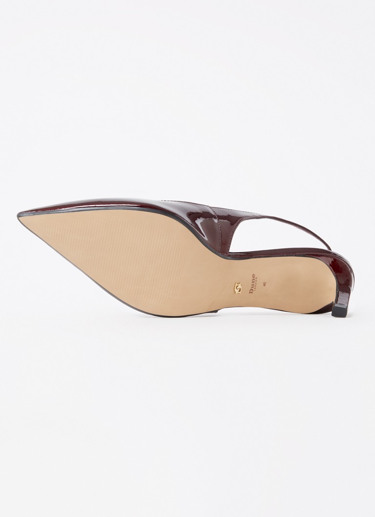 Dune London Celinna patent leather slingback