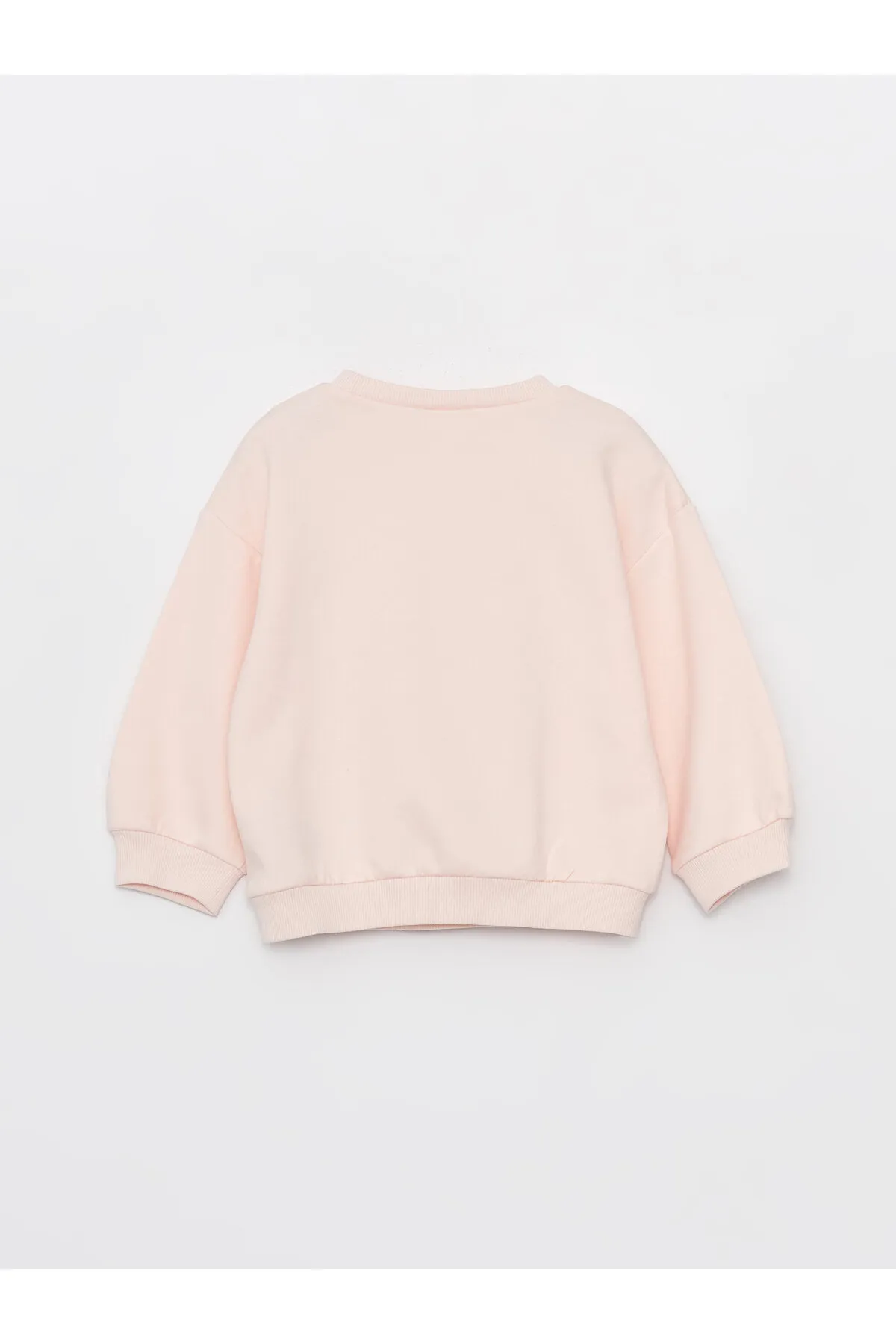 LC Waikiki  Langärmliges, bedrucktes Baby-Mädchen-Sweatshirt mit Rundhalsausschnitt