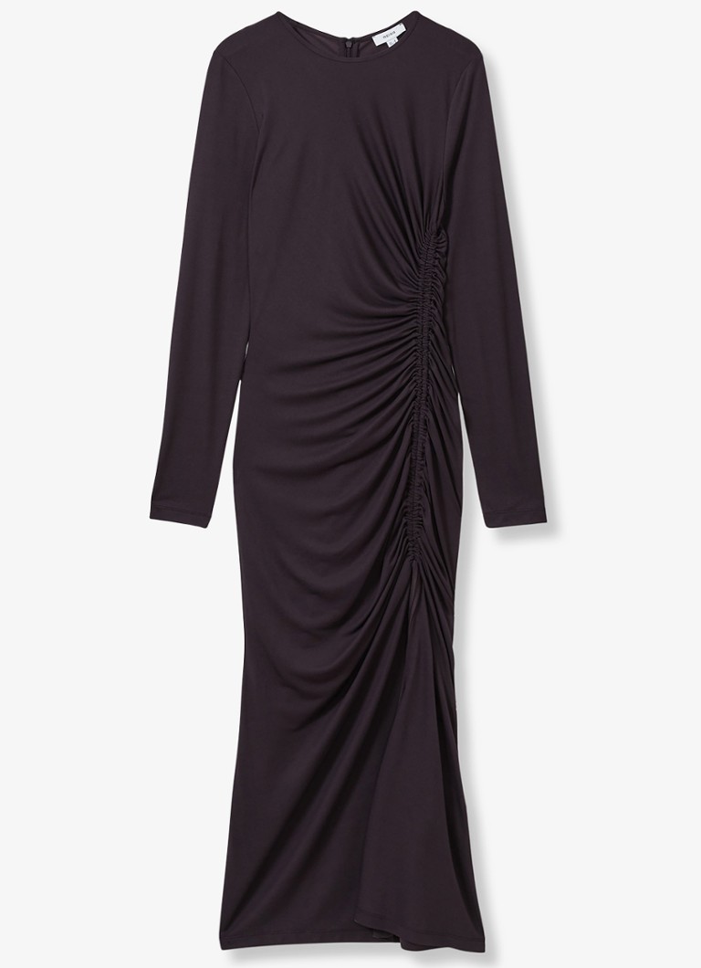 Rochie midi Rosie de Reiss cu detalii plisate