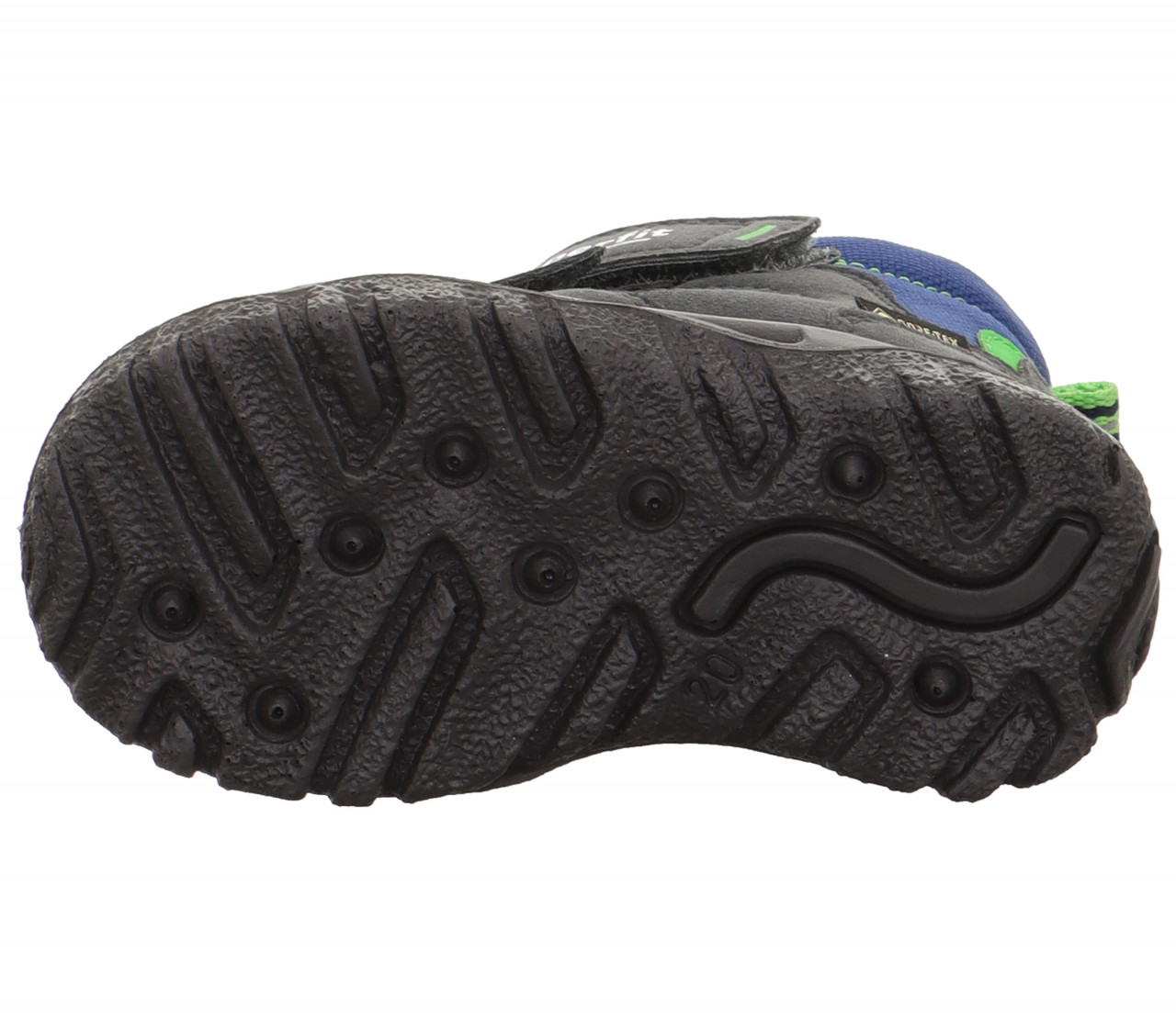 HUSKY1 - Grau/Grün Boots mit Klettverschluss