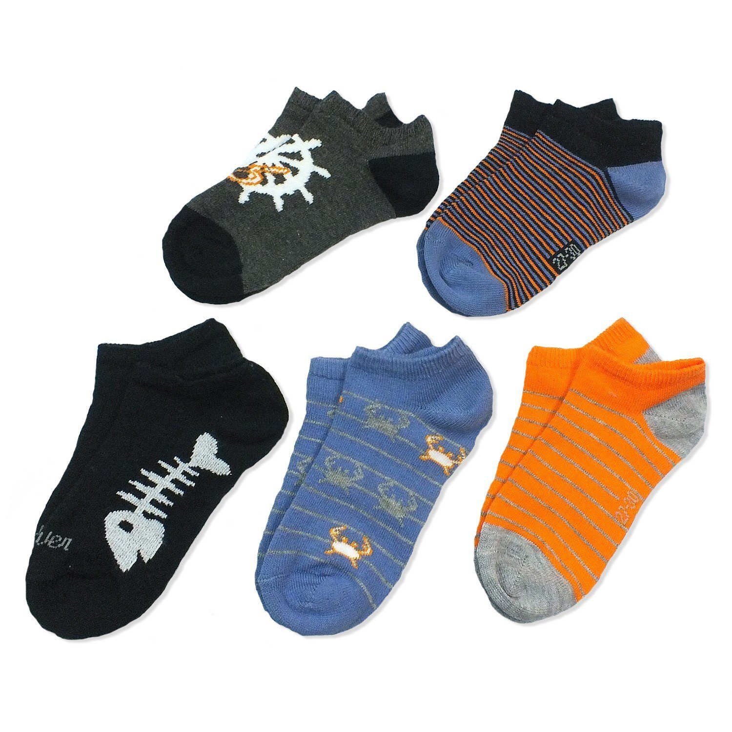 s.Oliver Sneakersocken S24137 (Packung, 5-Paar, 5 Paar) Kinder Socken Jungen Mädchen Baumwolle Kindersocken Sneakersocken