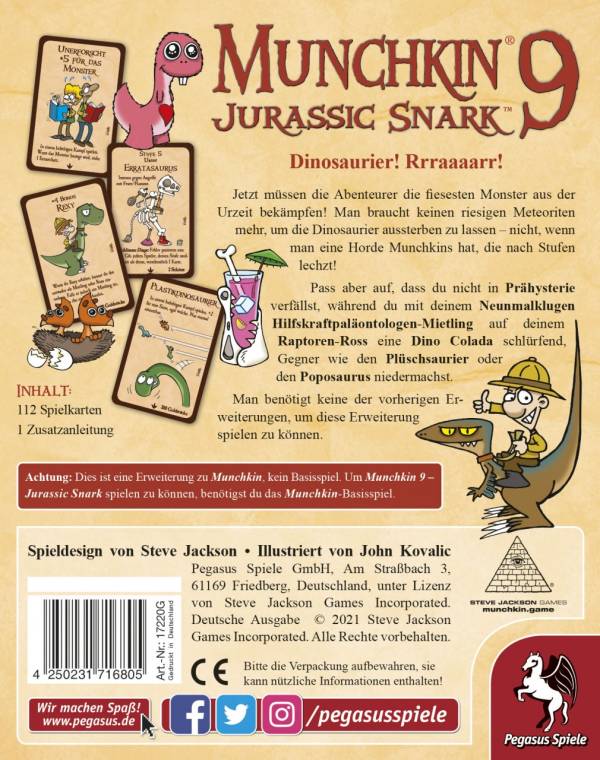 Munchkin 9 - Jurassic Snark (Erw.)