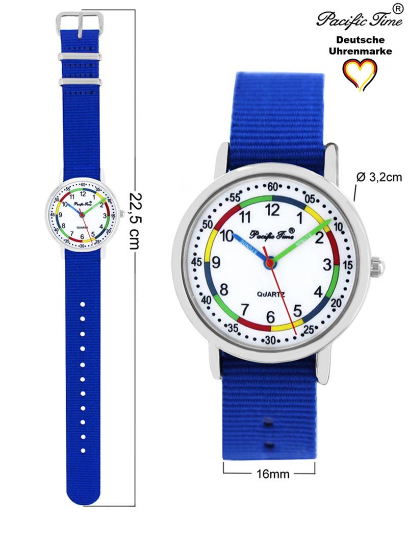 Pacific Time Quarzuhr Kinder Armbanduhr First Lernuhr Wechselarmband, Mix und Match Design - Gratis Versand