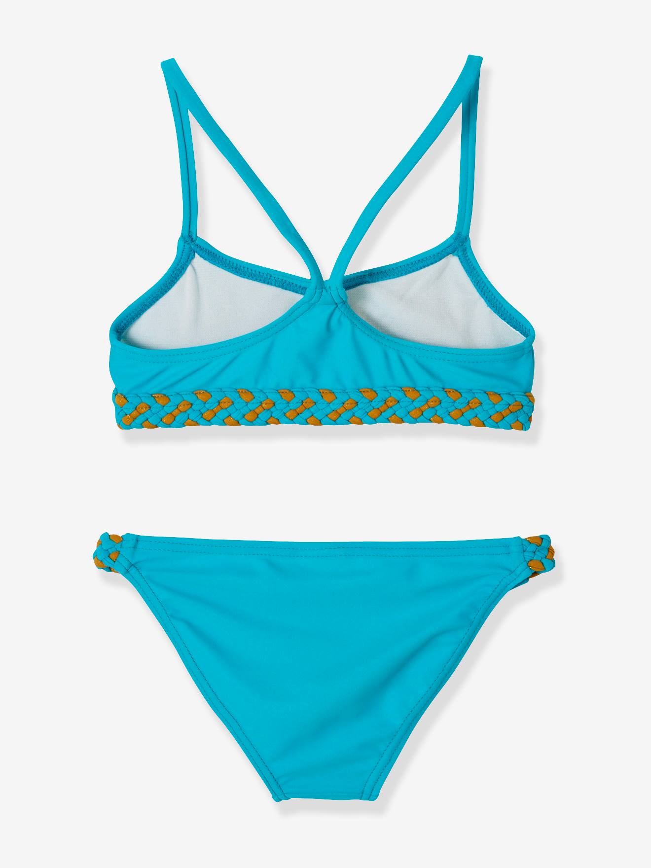 Vertbaudet Bikini für Mädchen - türkis