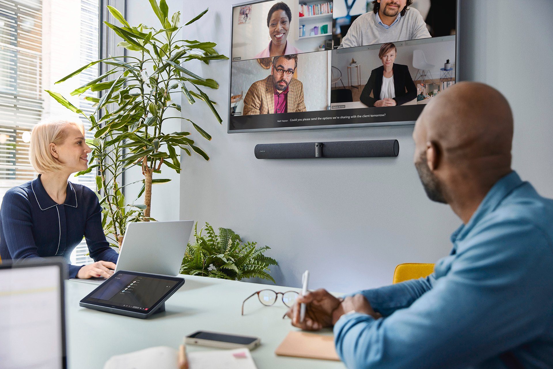 Jabra PanaCast 50 Video Bar System MS, EMEA Charger-C Webcam