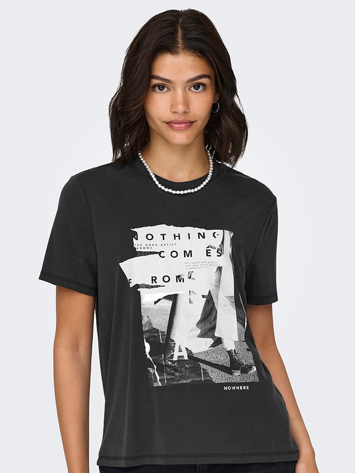 ONLY Shirt in Schwarz günstig kaufen