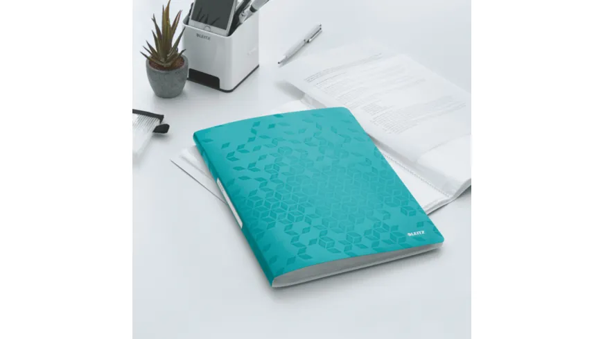 LEITZ Sichtbuch Wow eisblau eisblau