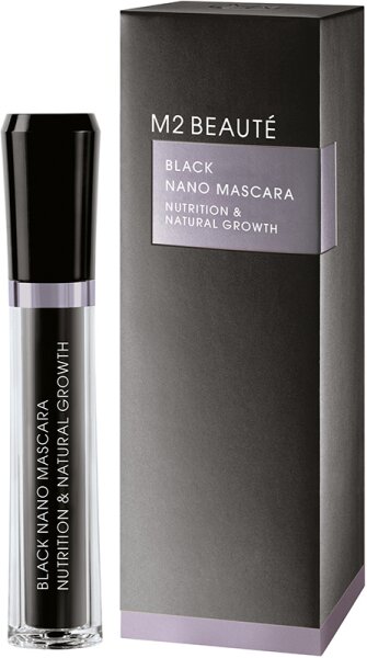 M2 Beauté Black Nano Mascara Nutrition & Natural Growth Mascara